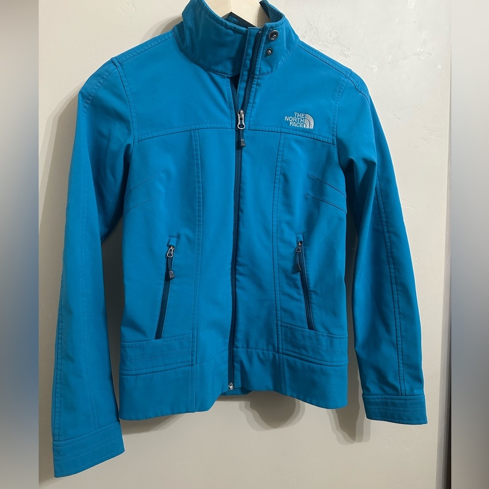 The North Face Women's XS / Kids XL Turquoise Mid Weight Jacket - Like New
